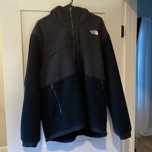 North Face Denali zip-up fleece with hood